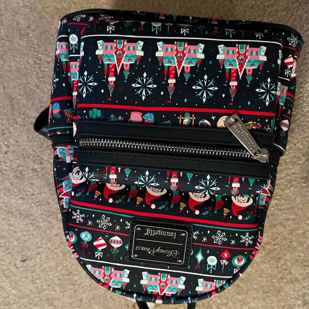 Disney loungefly Christmas bag 2020 new Mickey Mouse castle holiday